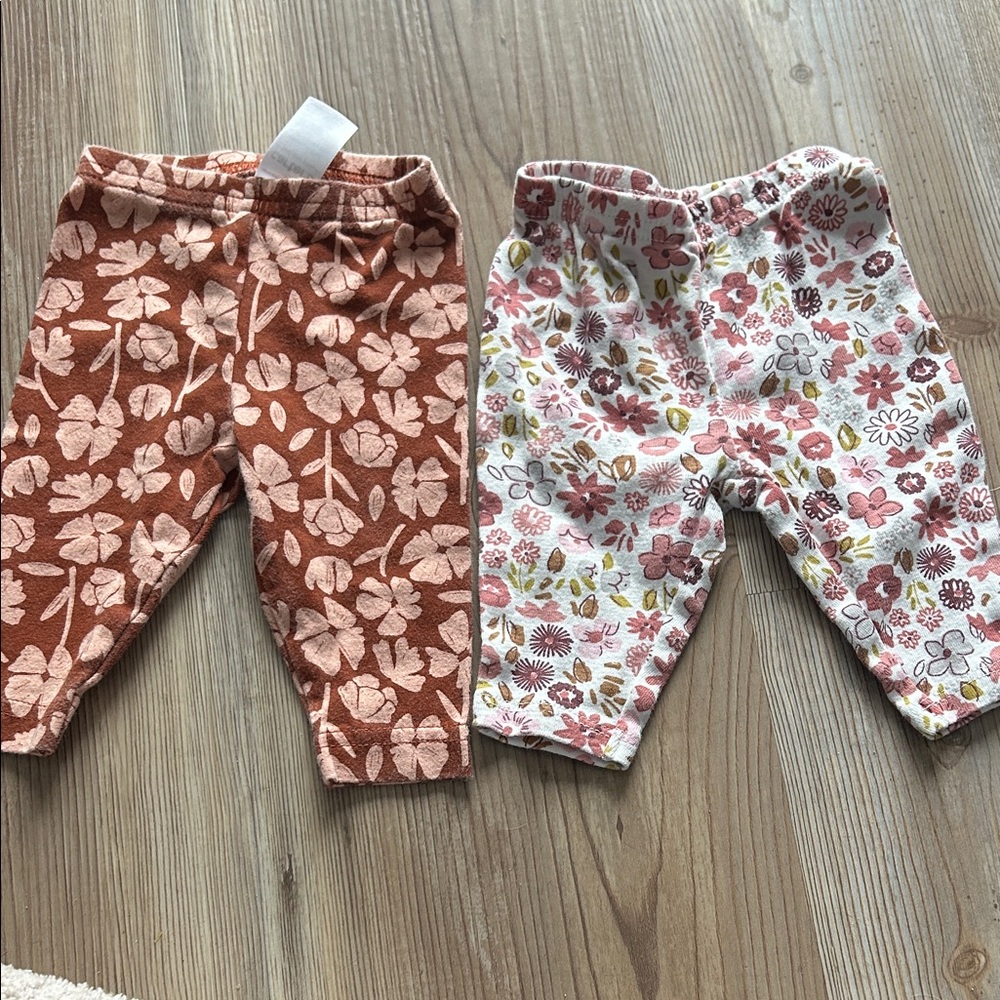 Floral Baby Leggings Set